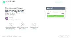 Desktop Screenshot of natemay.com