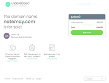 Tablet Screenshot of natemay.com